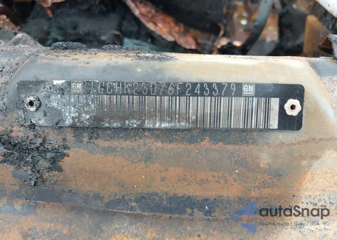 2006 Chevrolet Silverado K2500 Heavy Duty из США, поврежденный, VIN 1GCHK23D76F243379